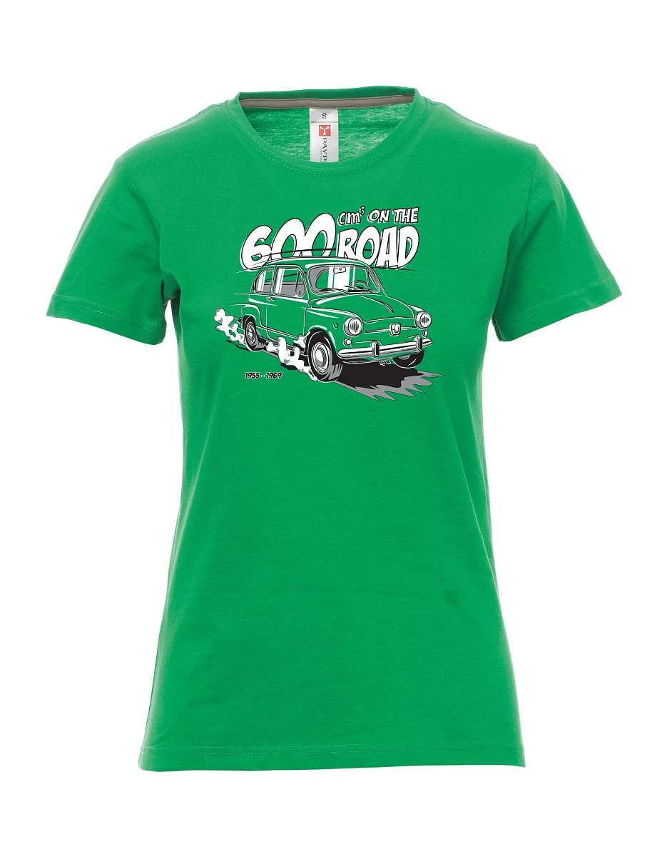 Damski t-shirt zielony Włoski weteran F 600