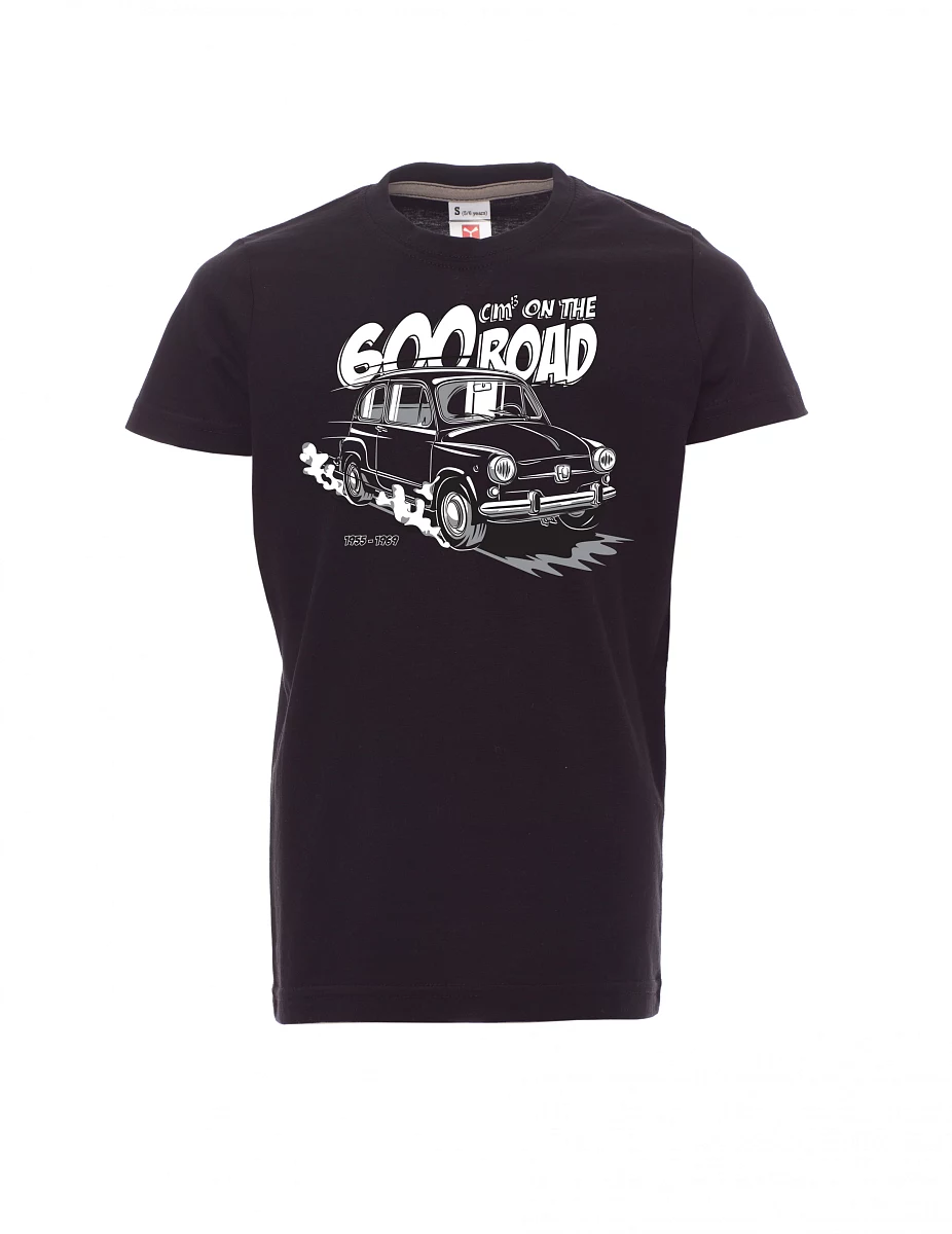 Dziecięcy t-shirt czarny Włoski weteran F 600