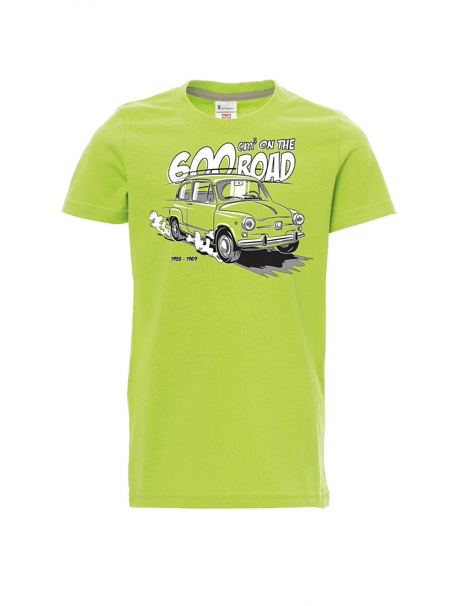 Dziecięcy t-shirt jasno zielony Włoski weteran F 600