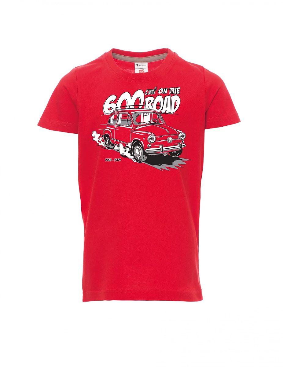 Dziecięcy t-shirt czerwony Włoski weteran F 600
