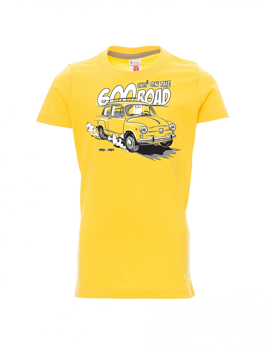 Dziecięcy t-shirt żółty Włoski weteran F 600