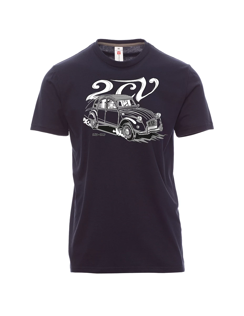 Męski t-shirt marynarka wojenna 2CV