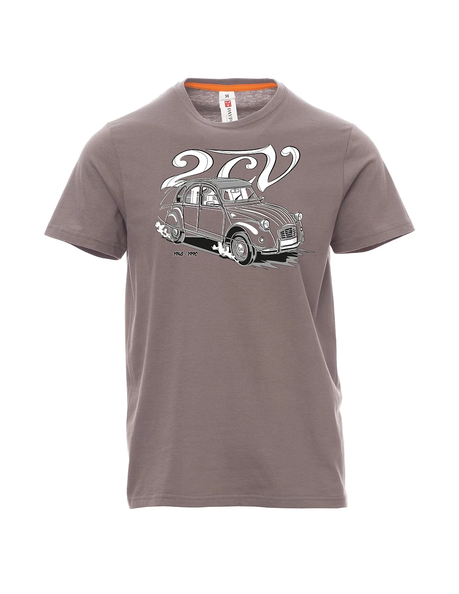 Męski t-shirt stalowa szarość 2CV