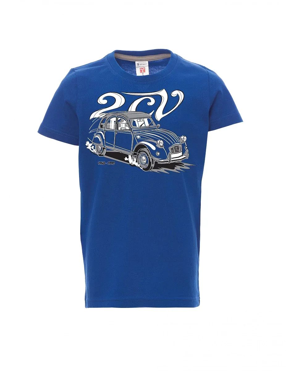 Dziecięcy t-shirt niebieski 2CV