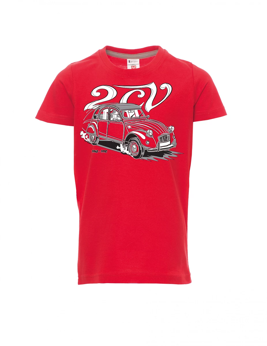Dziecięcy t-shirt czerwony 2CV