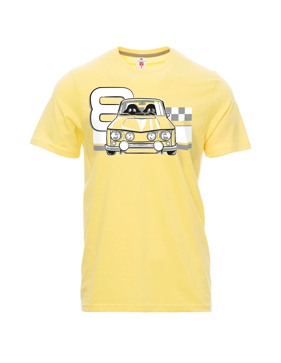 Męski t-shirt jasny zółty R8
