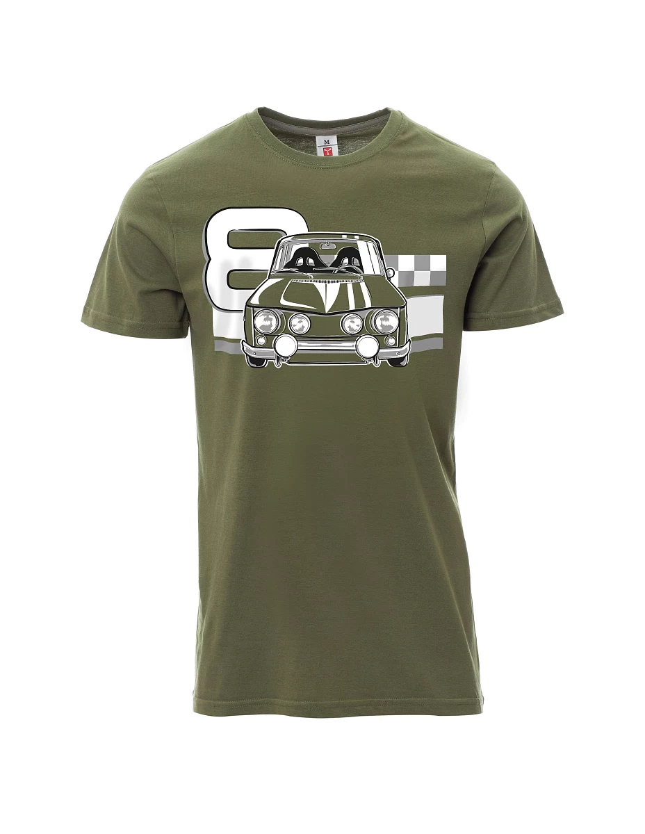 Męski t-shirt khaki R8