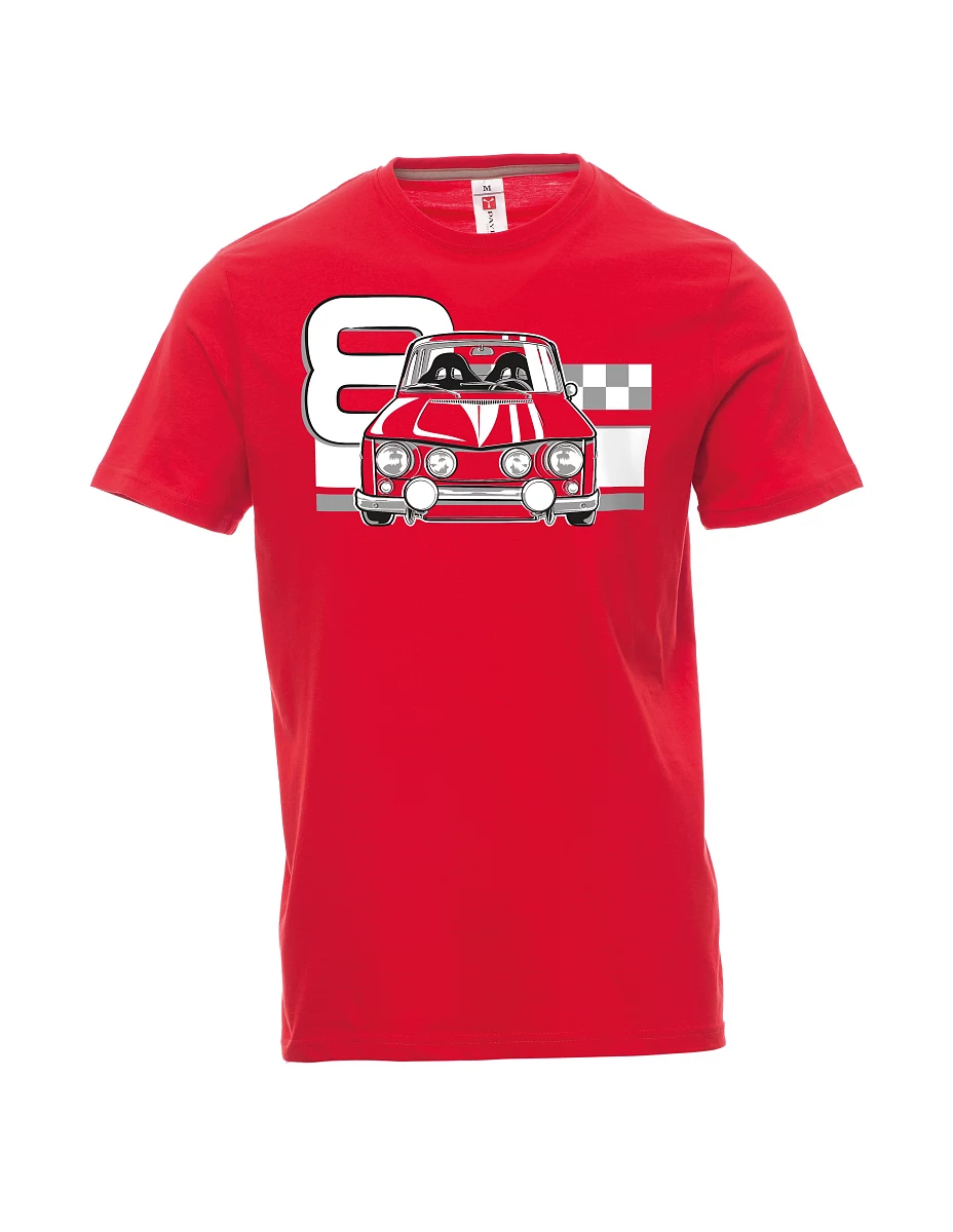 Męski t-shirt czerwony R8