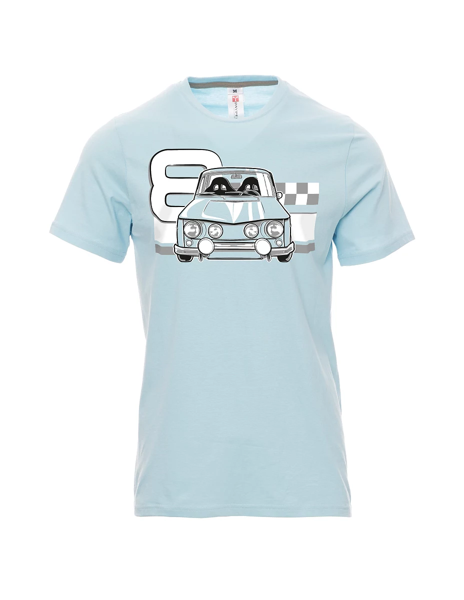 Męski t-shirt jasno niebieski R8
