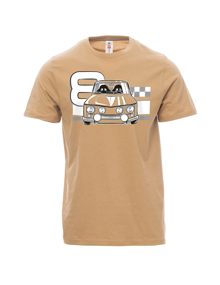 Męski t-shirt brązowy R8