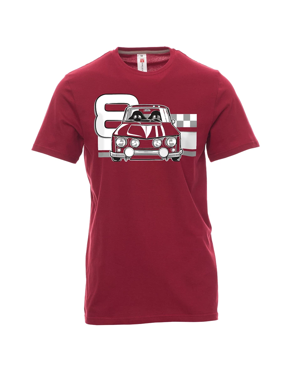 Męski t-shirt czerwony R8