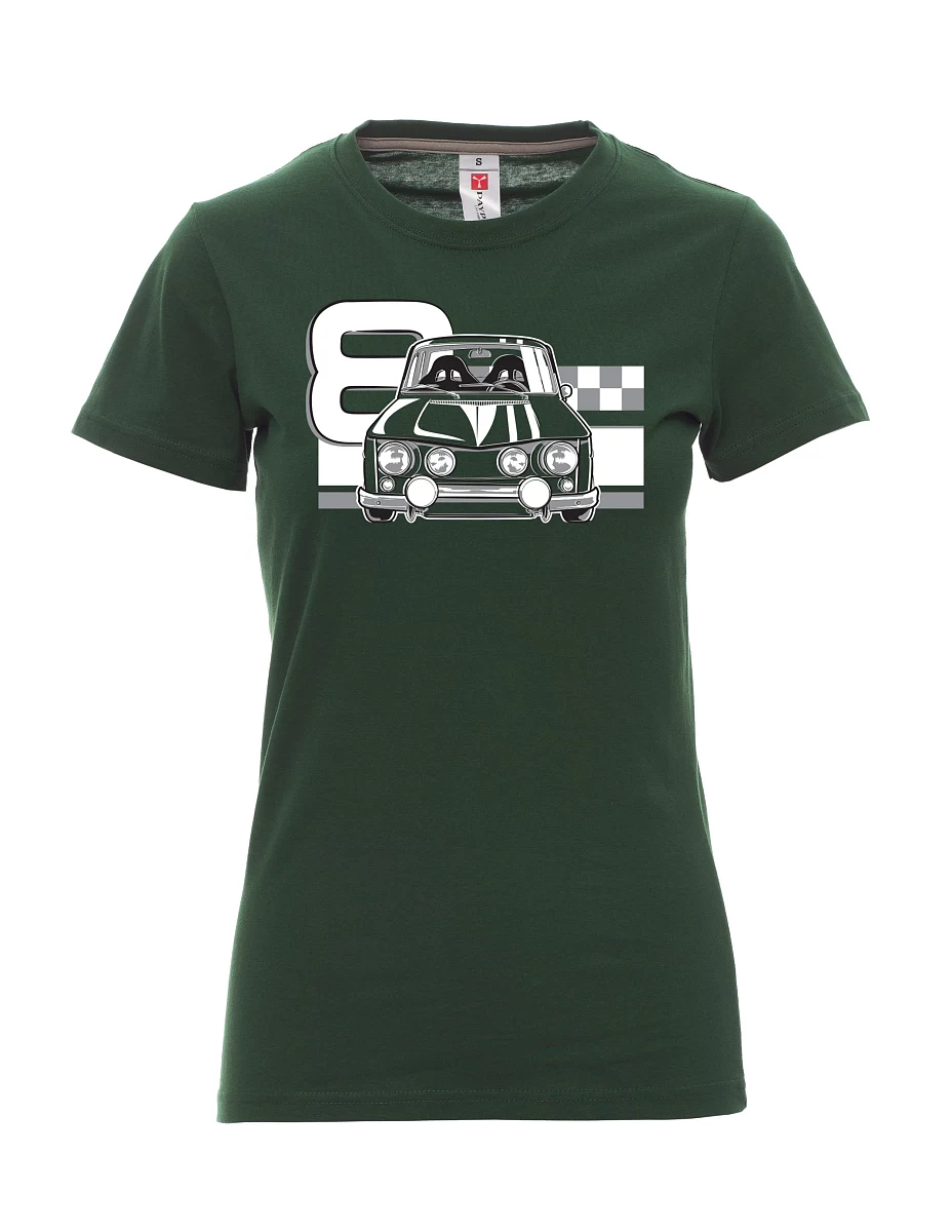 Damski t-shirt ciemnozielony R8