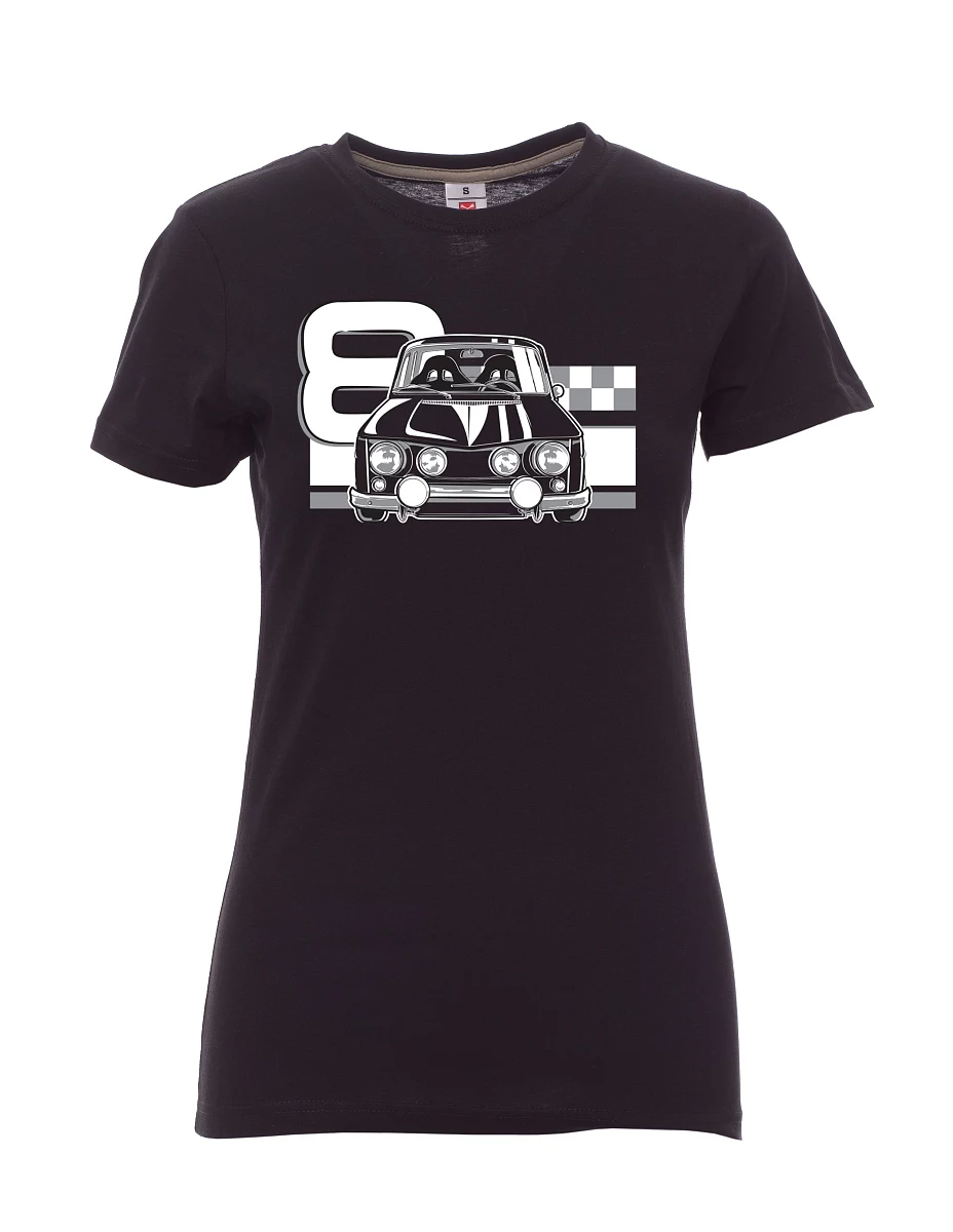 Damski t-shirt czarny R8