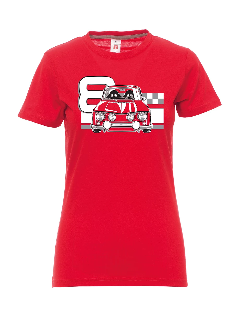 Damski t-shirt czerwony R8