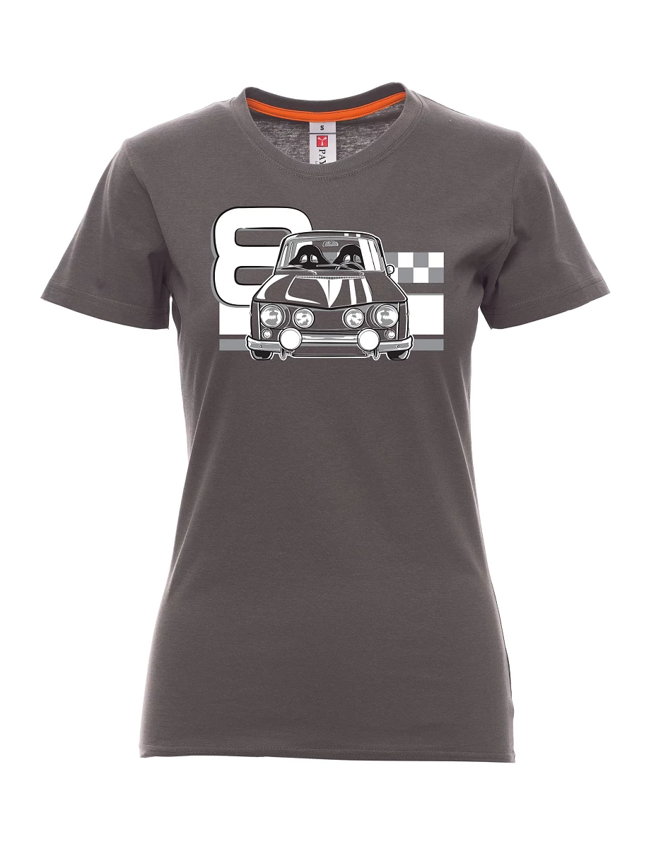 Damski t-shirt antracytowy R8