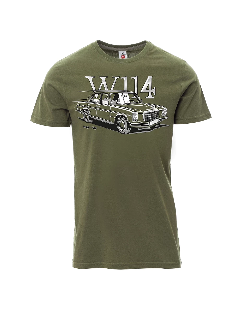 Męski t-shirt khaki W114