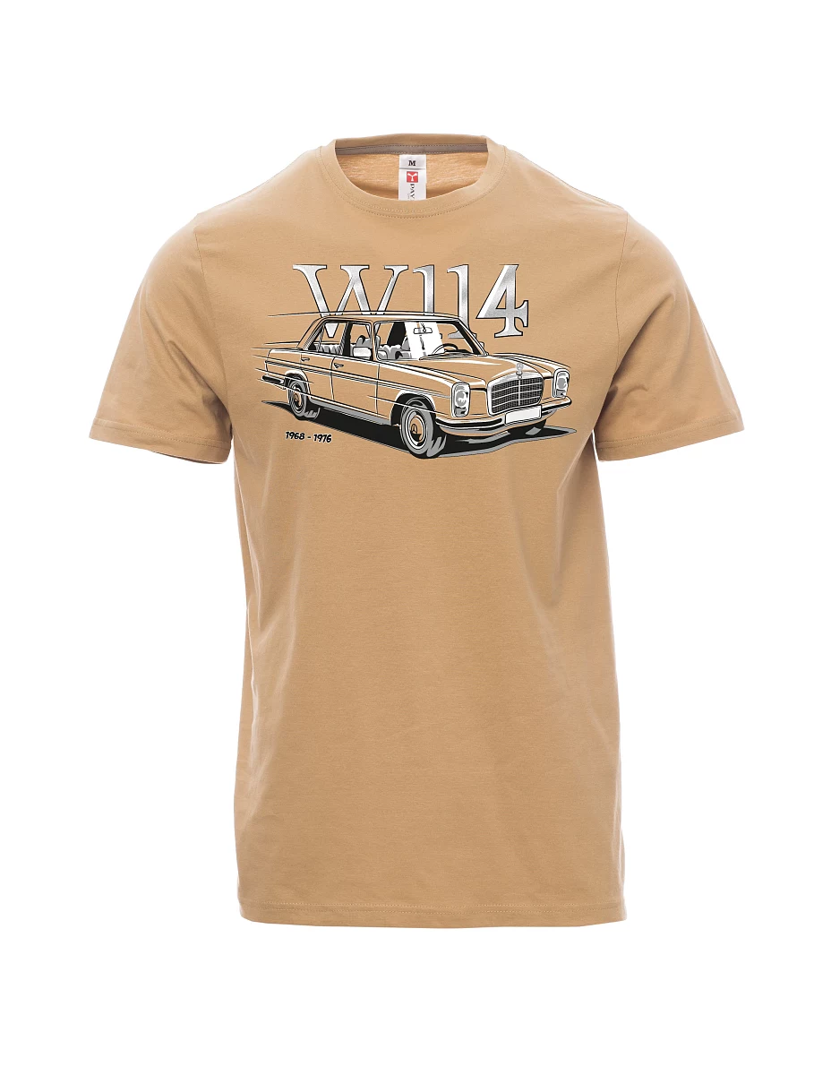 Męski t-shirt brązowy W114