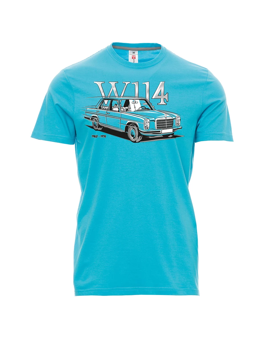 Męski t-shirt turkusowy W114