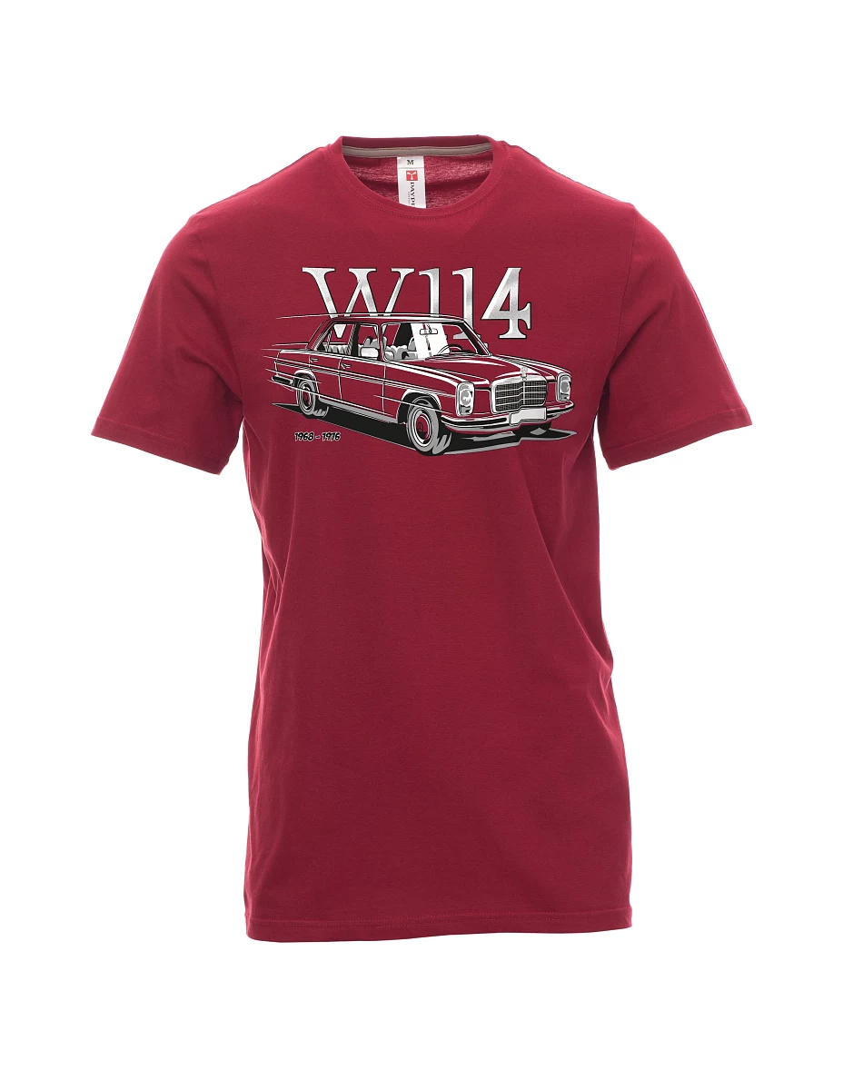 Męski t-shirt czerwony W114