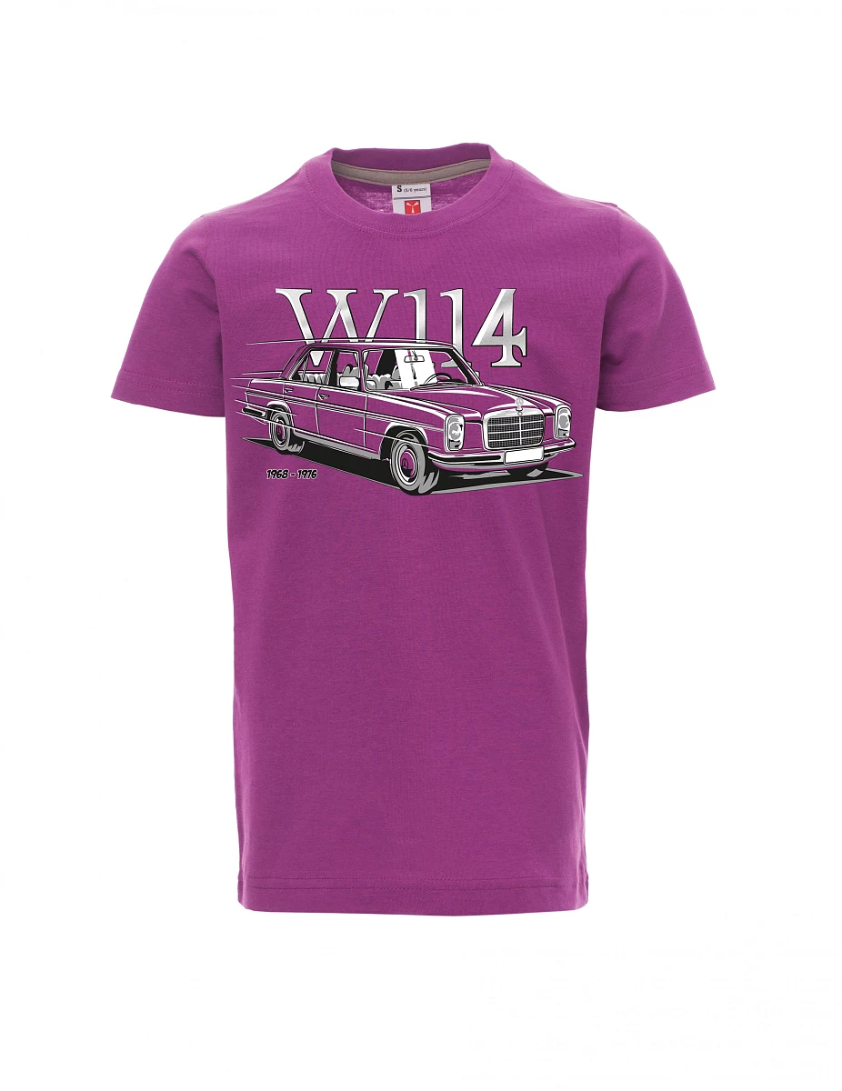 Dziecięcy t-shirt purpurowy W114