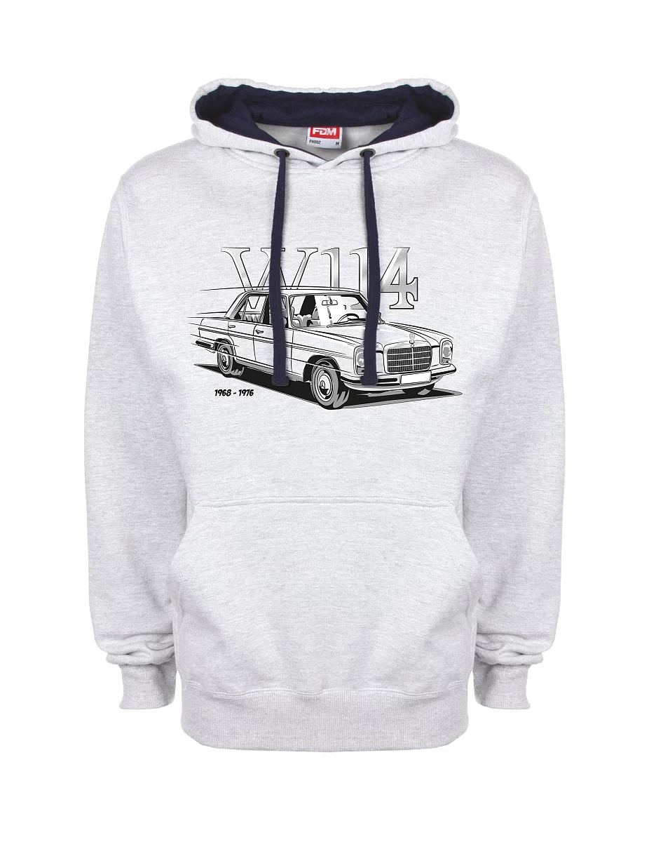 Bluza niebiesko-szara W114