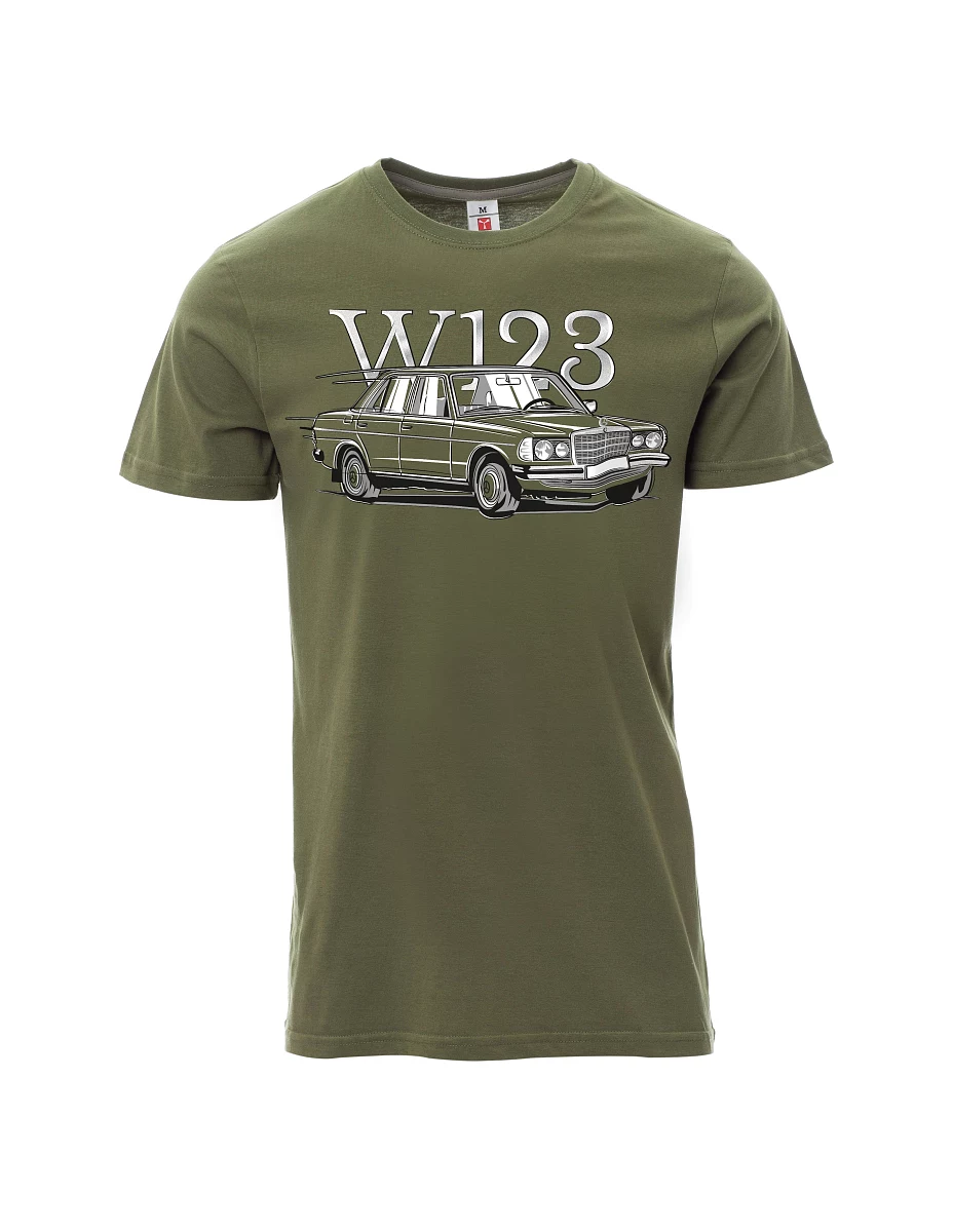 Męski t-shirt khaki W123