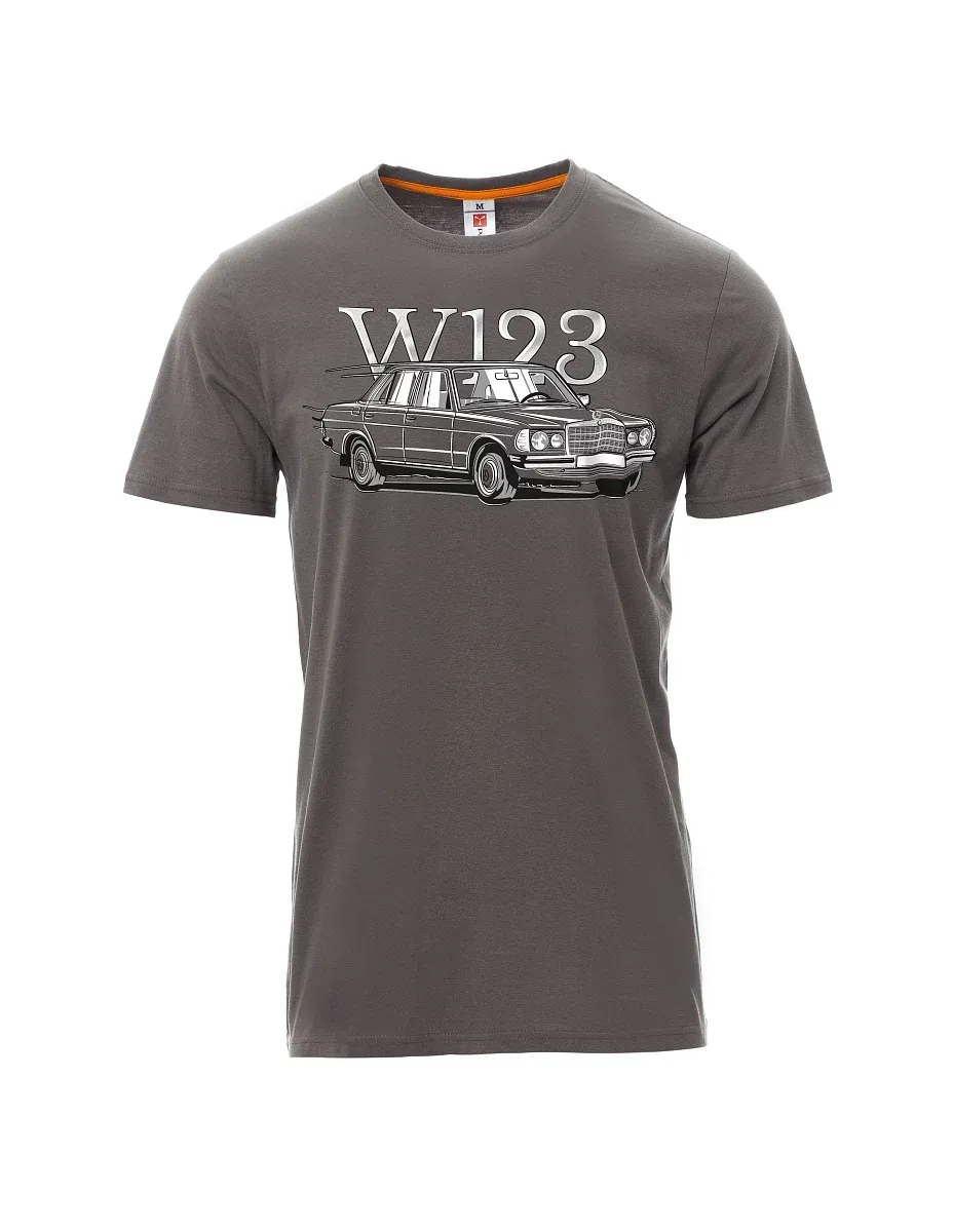 Męski t-shirt szary W123