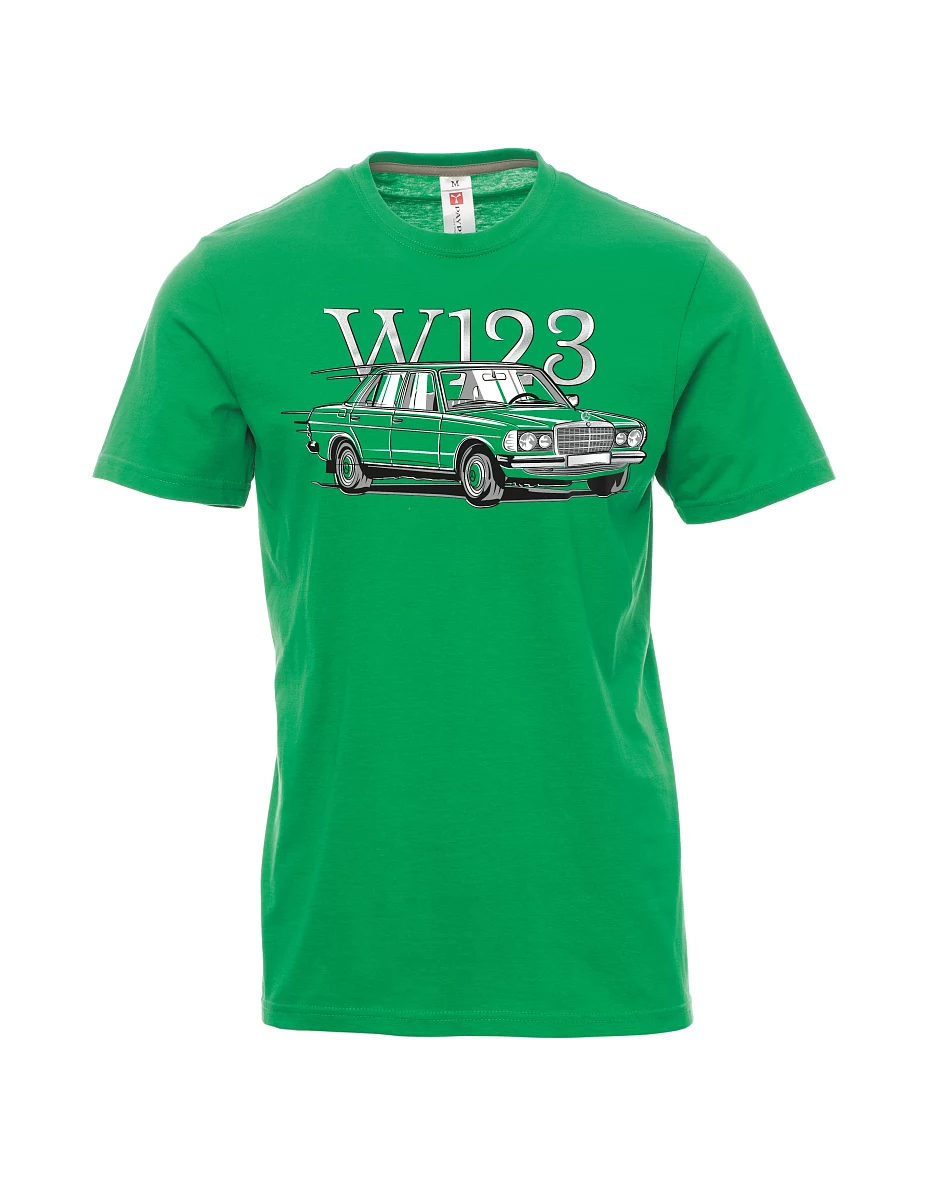 Męski t-shirt zielony W123