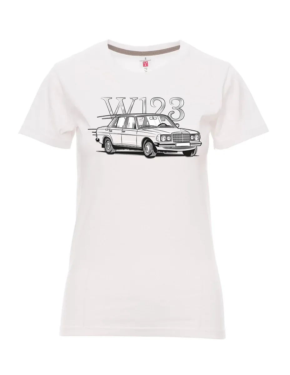 Damski t-shirt biały W123