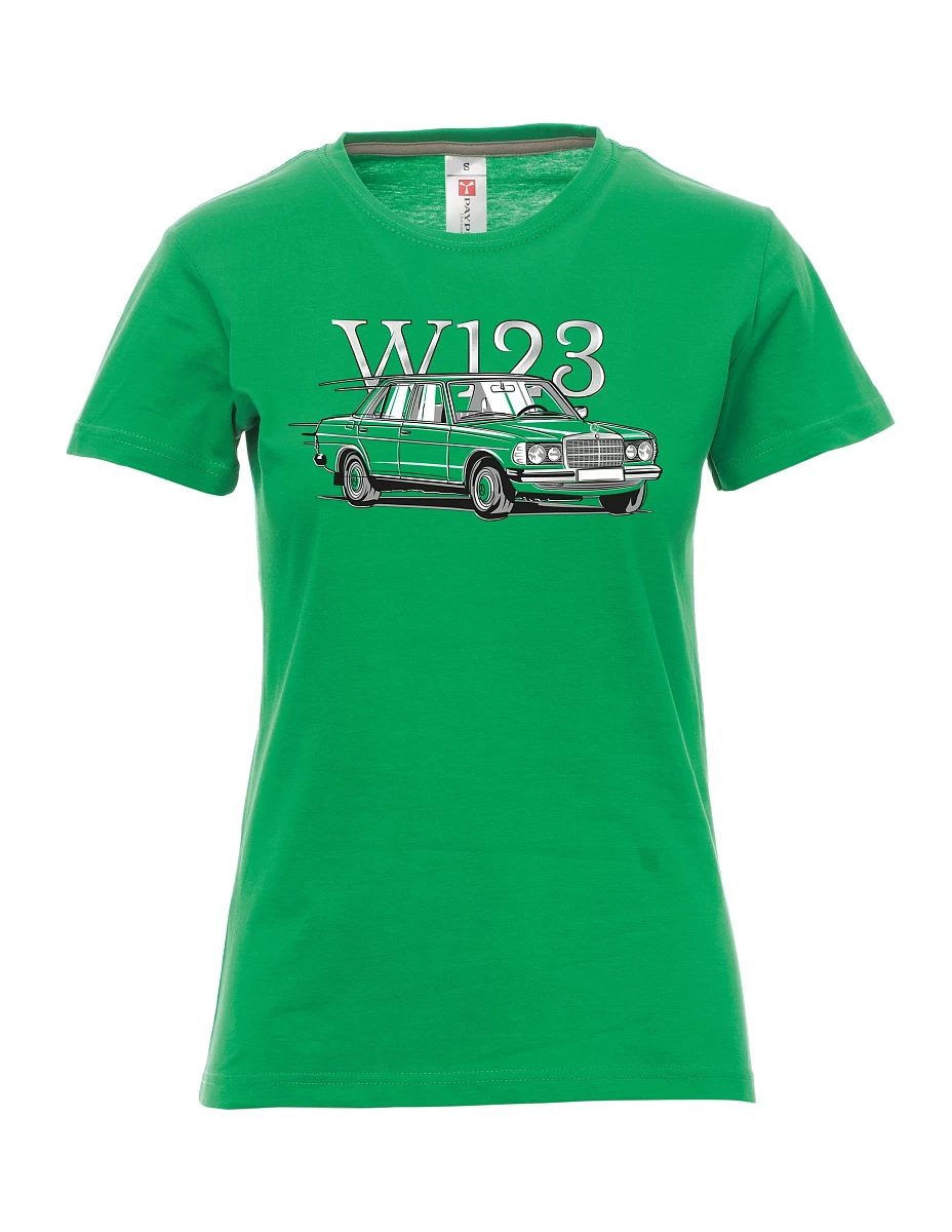 Damski t-shirt zielony W123