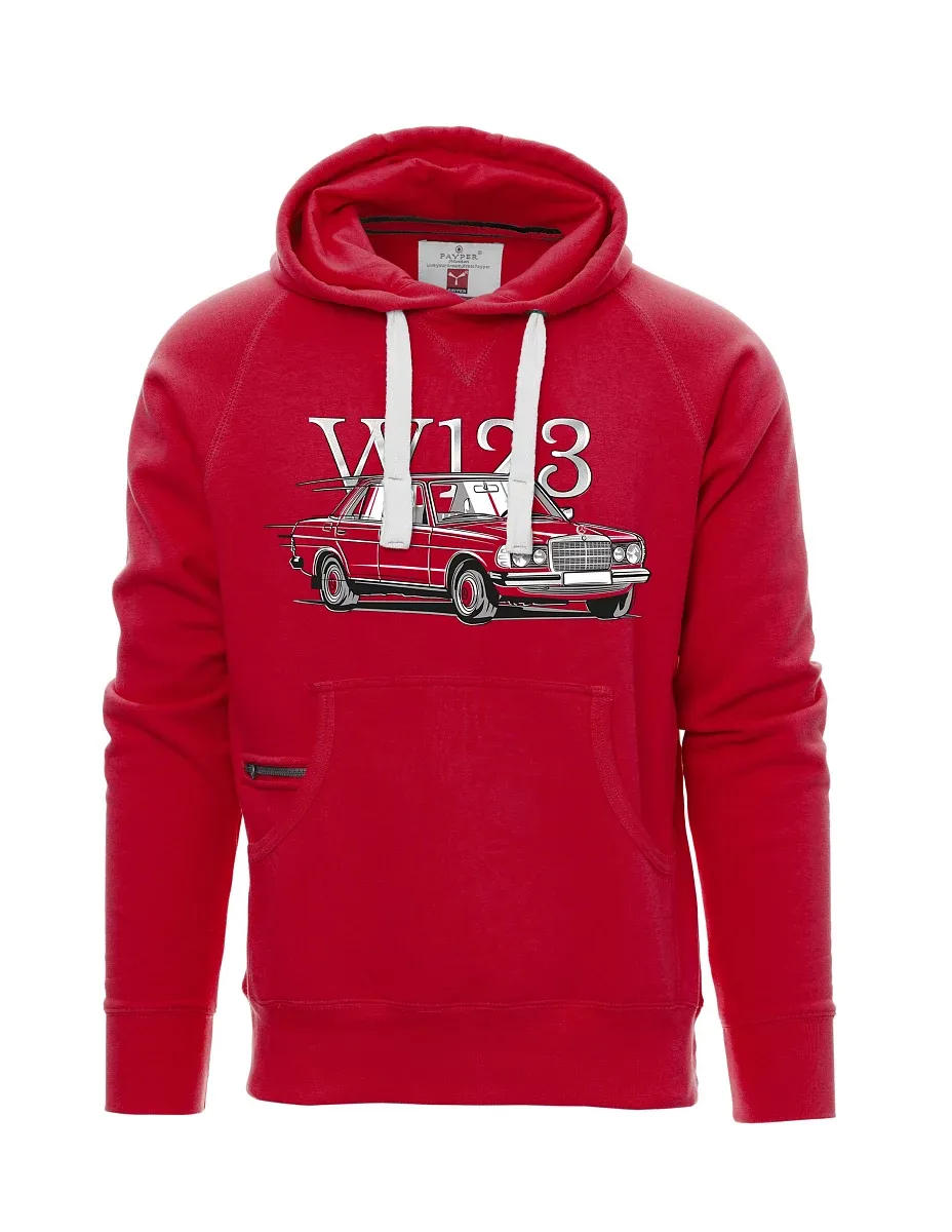 Męska bluza czerwona W123
