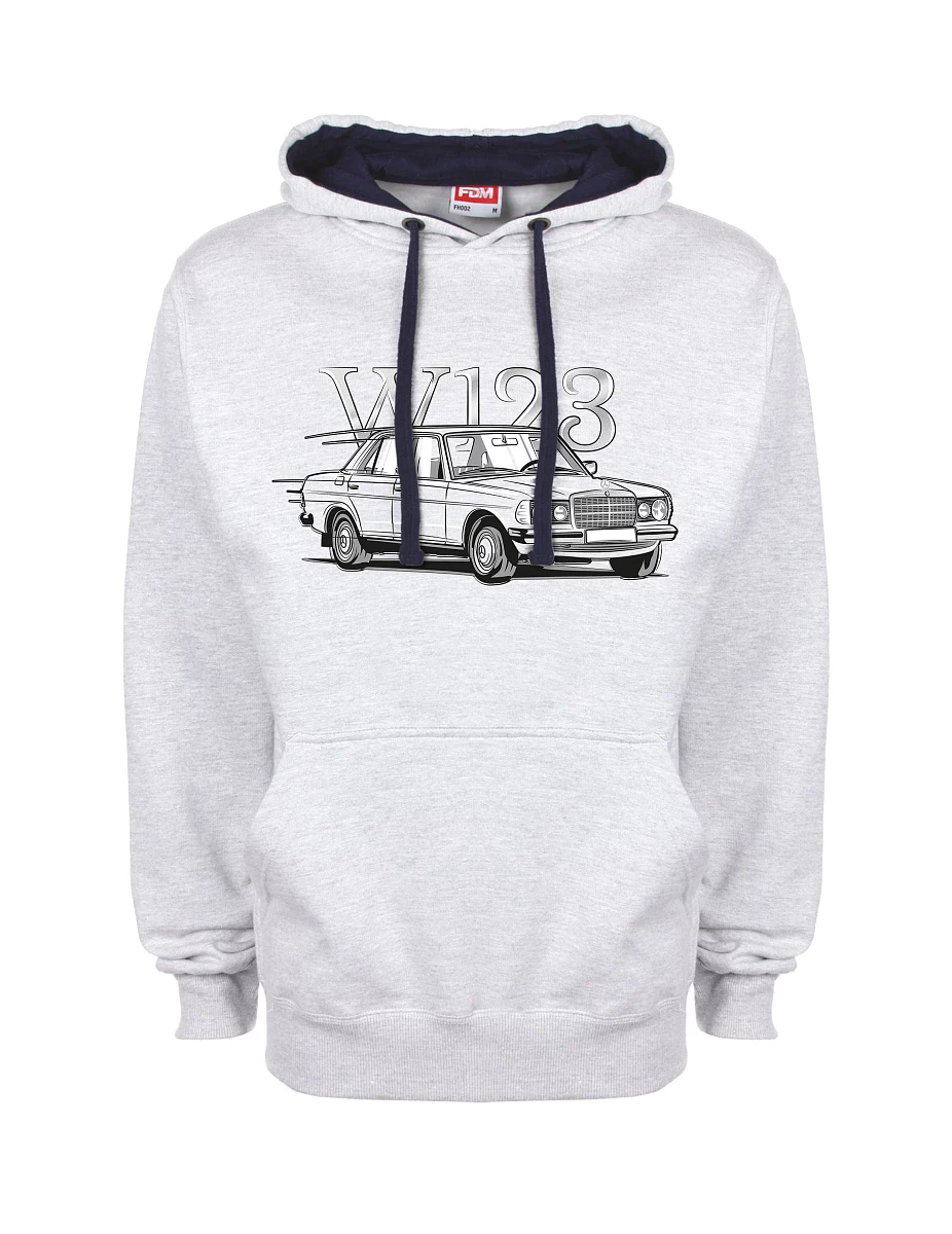 Bluza niebiesko-szara W123